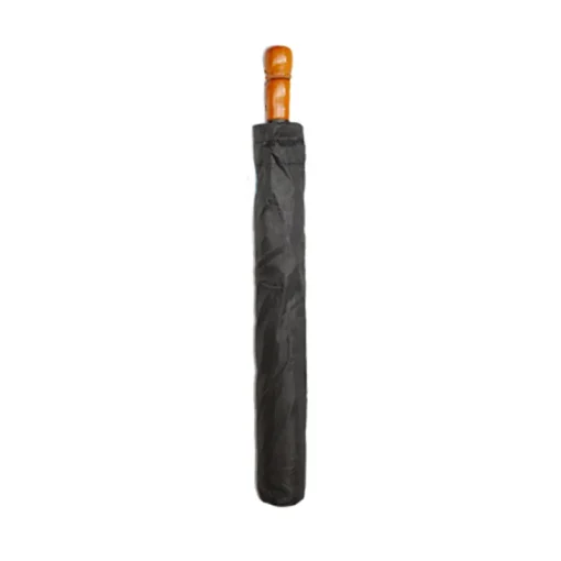 Paraguas Liso De Macana Semiautomático Doble Tela - Image 5