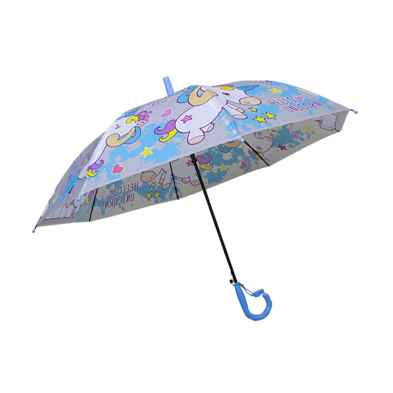 Paraguas Infantil Con Estampado De Unicornio Sistema Semiautomático Paq. 4 Pzas.☔ - Image 14
