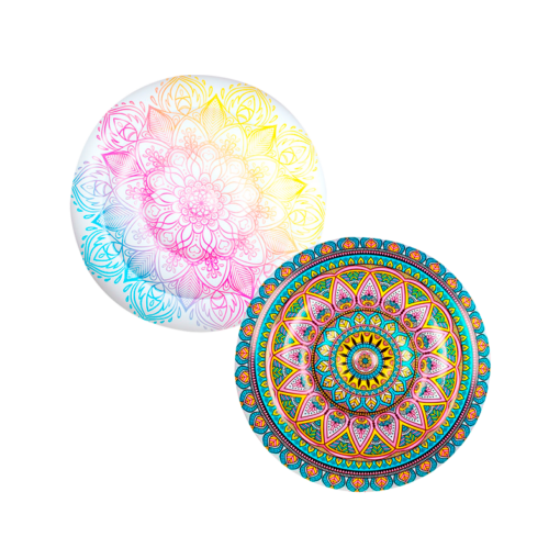 Flotador Inflable Mandala de Color Montable
