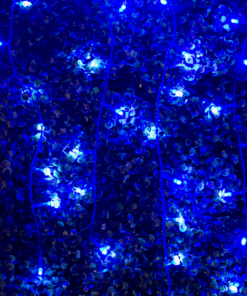 Serie Cascada 300 Focos Luz Azul 6 Mts