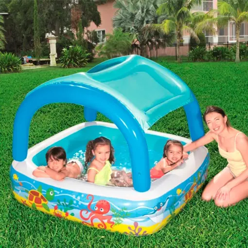 Alberca Inflable Infantil Con Techo