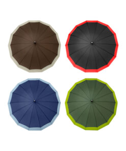 Sombrilla Manual de Color de Bastón 100 CM Diámetro