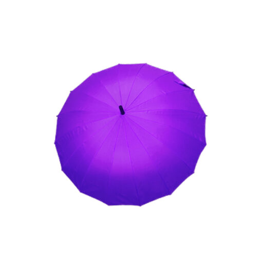 Paraguas Semiautomático Tipo Bastón Resistente Colores Lisos
