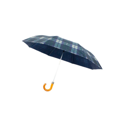 Paraguas Semi Automático De Bolsillo Resistente Escocés
