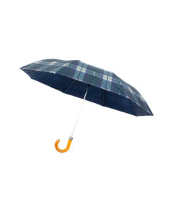 Paraguas Por Mayoreo Semi Automático De Bolsillo Resistente Escocés 6 Pz