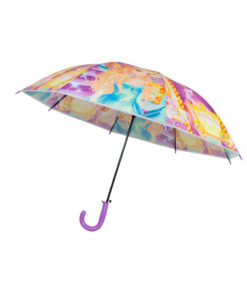 Paraguas Por Mayoreo Sombrilla Infantil Estampado Con Silbato 6 Pzas