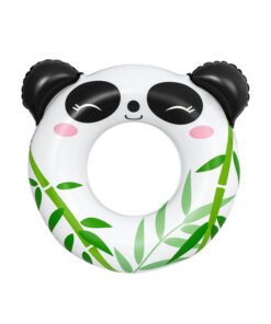 Salvavidas Inflable Dona Flotador Diseño Panda Y Rana 2 Pzas