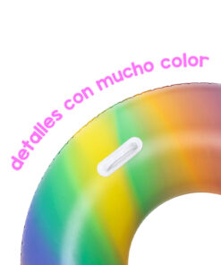 Dona Salvavidas Inflable Jumbo Multicolor Tropical 119 Cm