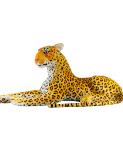 Felino Peluche Gigante Aspecto Real Leon Tigre Leopardo 1 Mt
