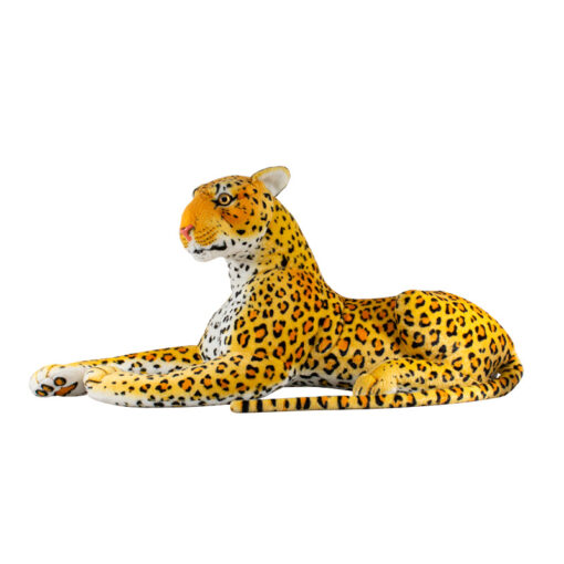 Felino Peluche Gigante Aspecto Real Leon Tigre Leopardo 1 Mt