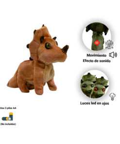 Dinosaurio De Peluche Por Mayoreo Con Movimieto Sonidos Juguete Infantil Paquete 6 Pzas