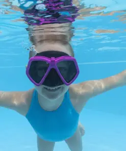 Goggles Visor Snorkel Negro Niños 3 Años Mayoreo Paquete 3 Pz