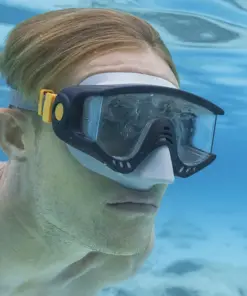 Goggles Visor Snorkel Gris Adulto 14 Años Mayoreo 3 Pz