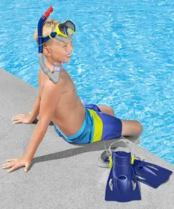 Juego De Buceo Snorkel Para Niños 7 Años Profesional Bestway