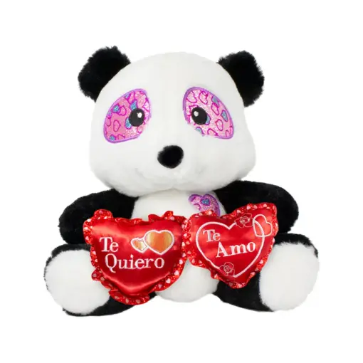 Panda De San Valentin Oso De Peluche Panda Amor 30 Cm Paquete 3 Pzas