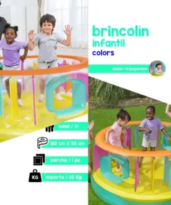 Brincolin Inflable Bouncejam Bestway Multicolor infantil 180 cm