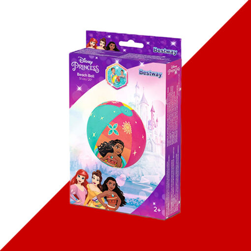 Pelota De Playa Inflable Infantil Bestway 51 Cm Princesas Multicolor