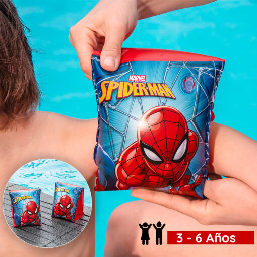 Flotadores Inflables Para Niño Bestway De Spider-Man 3 Años En Adelante