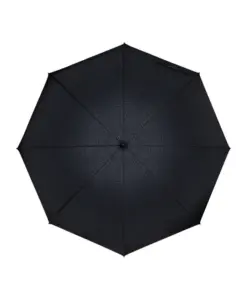 Paraguas De Golf Semi Automático Negro Impermeable 130 Cm