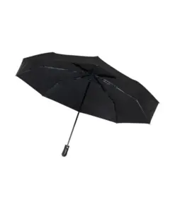 Paraguas Automático De Bolsillo Negro Con Filtro Uv 126 Cm