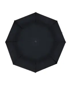 Paraguas Sombrilla Semiautomático De Bolsillo Negro Filtro Uv
