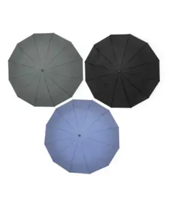 Paraguas Automático Con Protección UV Sobrilla De Colores Y Bolsillo 3 Pzas