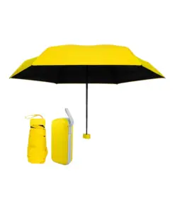 Paraguas Con Estuche Manual Sombrilla De Bolsillo Filtro Uv 8 Pzas