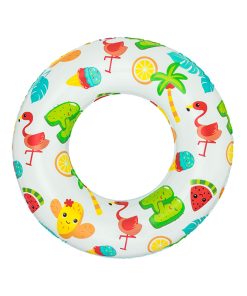 Salvavidas Inflable Infantil Diseño Tropical Mayoreo Paquete 6 Pzas