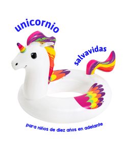 Inflable Flotador Salvavidas Unicornio Para Niños