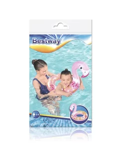 Salvavidas Dona Inflable Infantil Animalitos Con Brillos Pvc