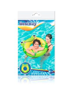 Salvavidas Inflable Dona Flotador Diseño Panda Y Rana 2 Pzas