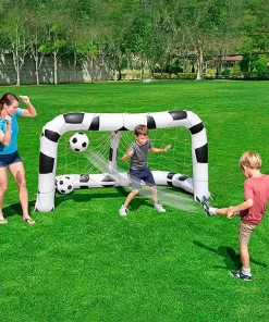 Juego Porteria Inflable Futbol con Pelota