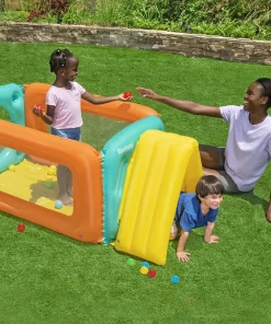 Piscina De Pelotas Con Tunel Juego Infantil Alberca Con Pelotas 178 Cm