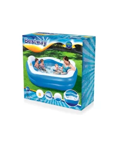 Alberca Inflable Pentagonal Bestway 200 Cm Piscina Familiar Azul