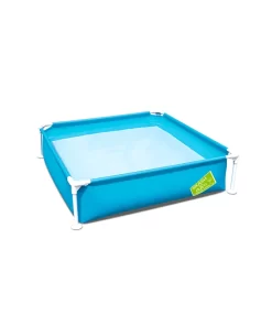 Alberca Cuadrada Armable Infantil Bestway 365 Lts 1.22 M Azul