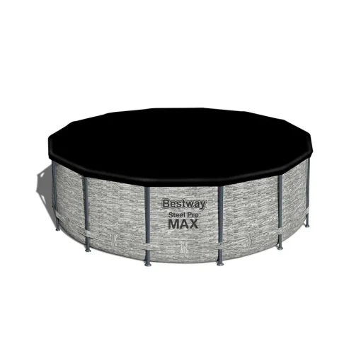 Cubierta Solar Para Alberca Circular Negra 427 Cm
