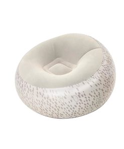 Sillon Inflable Puff Bestway Aterciopelado Cómodo 66 cm 3 Pzas