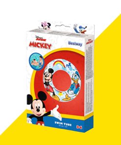 Dona Salvavidas Inflable Infantil Bestway Mickey Mouse 56 Cm Multicolor