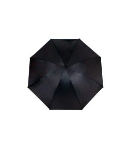 Paraguas Sombrilla Negra Jumbo Manual Rompevientos Flexible