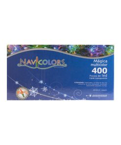 Serie De Luces Led Navideña 400 Focos Luz Multicolor 18 Mts