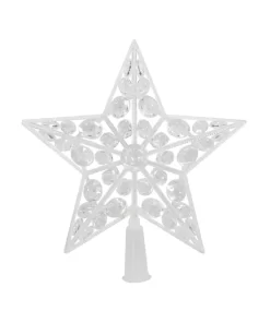 Estrella Fugaz Punta De Arbol Navideño Luz Multicolor 10 Led