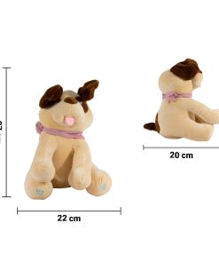 Perro De Peluche Musical Mecanico Con Movimiento 30 Cm