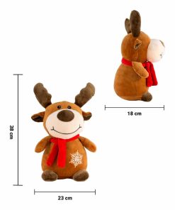 Muñeco De Peluche Navideño Decoración Grande Juguete Navidad Paquete de 3 Piezas