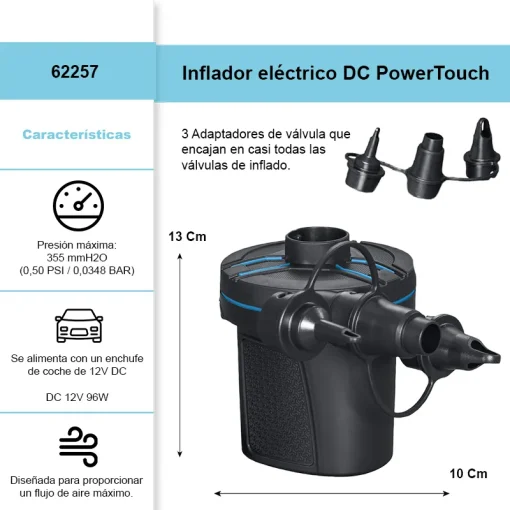 Bomba Electrica Powertouch Adaptador Para Auto 62257 Bestway - Image 2
