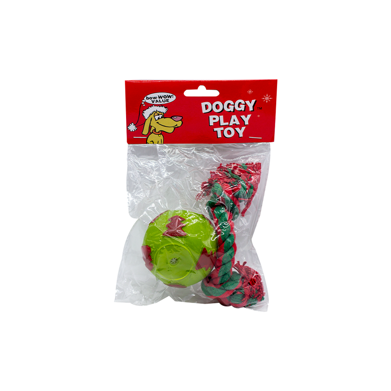 Juguete Navideño Chillón Para Perro Huppy De Goma / Cuerda Paq. 5 Pzs. - Image 10