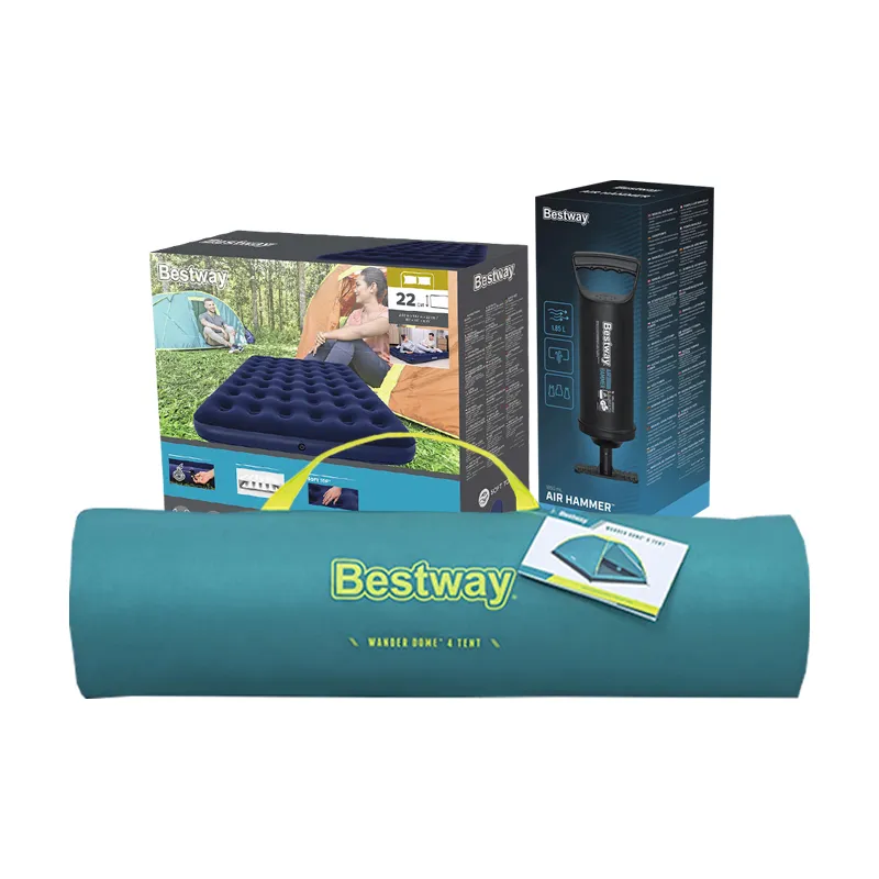 Kit para Acampar Bestway Casa de campaña, Colchón Queen y Bomba de Aire - Image 9