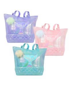 Bolso De Mujer Dama Bolsa De Hombro Casual Diseño Sirena Paq. 3 Pzs.