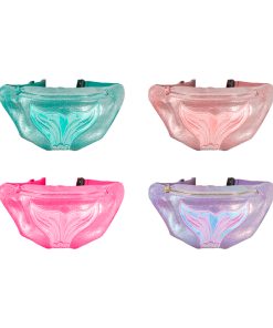 Cangurera Bolsa De Cintura Mujer Diseño Sirena Paq. 4 Pzs.