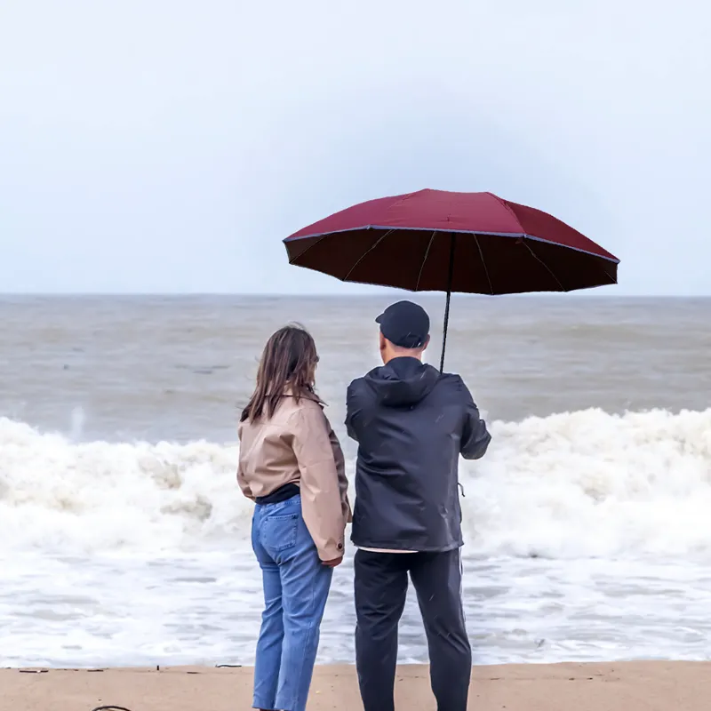 Sombrilla con Sistema Semi-Automático Protección UV Paq. 3 Piezas☂️☀️ - Image 3