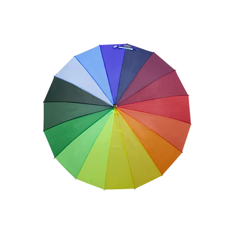 Paraguas Arcoíris Multicolor con Sistema Semiautomático 100 cm ☔